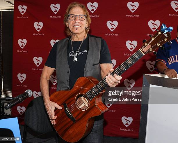 Richie Supa performs at a special event at the Recovery Unplugged Treatment Center for MusiCares on November 22, 2016 in Fort Lauderdale, Florida.