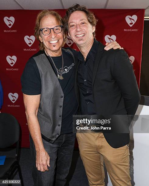 Richie Supa and Doug Emery attend a special event at the Recovery Unplugged Treatment Center for MusiCares on November 22, 2016 in Fort Lauderdale,...