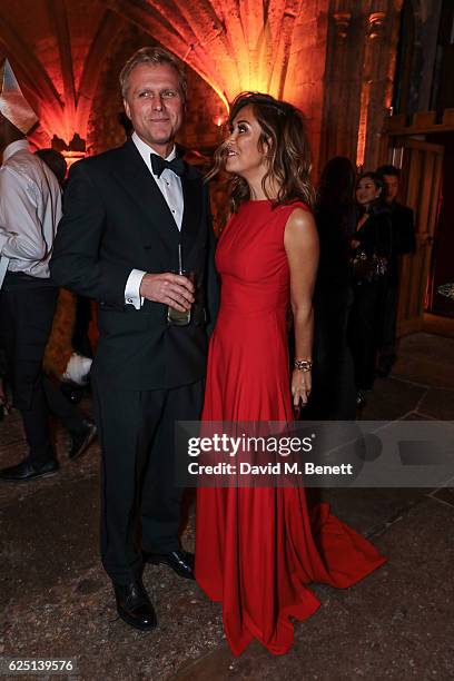 Simon Motson and Myleene Klass attend the Save The Children Winter Gala at The Guildhall on November 22, 2016 in London, England.