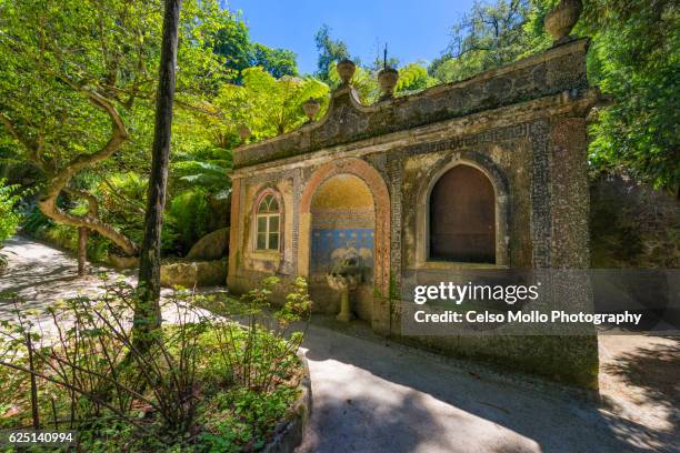 sintra - quinta da regaleira - quinta da regaleira photos stock pictures, royalty-free photos & images