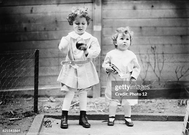 Survivors of the loss of RMS Titanic: Michel and Edmond Navratil , French brothers whose father died in the disaster of 12 April 1912, but who were...