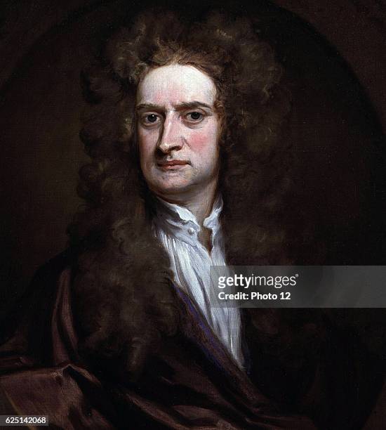 Godfrey Kneller, English school. Sir Isaac Newton, English physicist, mathematician, astronomer, philosopher.