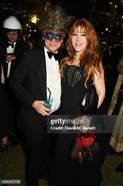 George Waud and Charlotte Tilbury attend The Animal Ball 2016 presented by Elephant Family at Victoria House on November 22, 2016 in London, England.