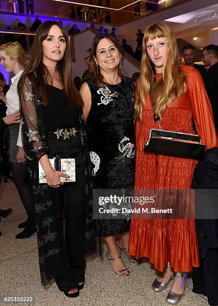 Tania Fares,Alexandra Shulman, Molly Goddard attend the launch of the new Design Museum co-hosted by Alexandra Shulman, Sir Terence Conran & Deyan...