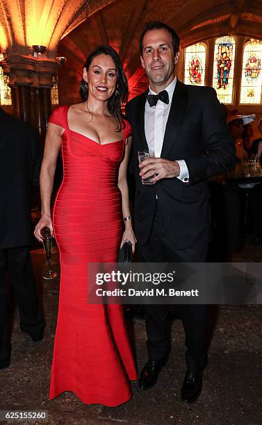 Lucy Connor and Greg Rusedski attend the Save The Children Winter Gala at The Guildhall on November 22, 2016 in London, England.