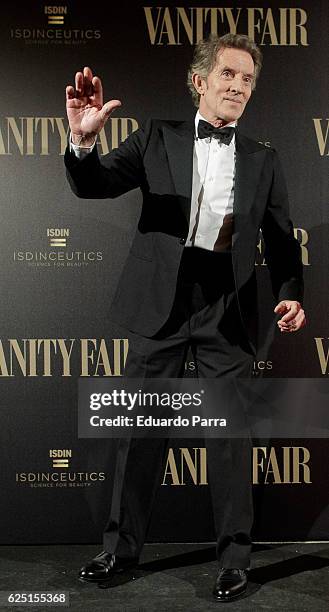 Alfonso Diez Carabantes attends the 'Vanity Fair number 100 party' photocall at Real Academia de Bellas Artes de San Fernando on November 22, 2016 in...