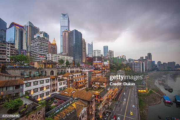 China, Chongqing City, Jiefangbei district, Hongya Dong, .