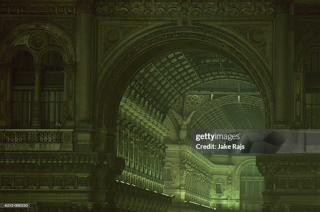 Arched Interior of Building