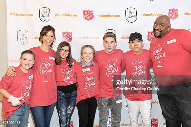 Actors Jet Jurgensmeyer from Shimmer and Shine, Jama Williamson from School of Rock, Madisyn Shipman from Game Shakers, Casey Simpson from Nicky,...