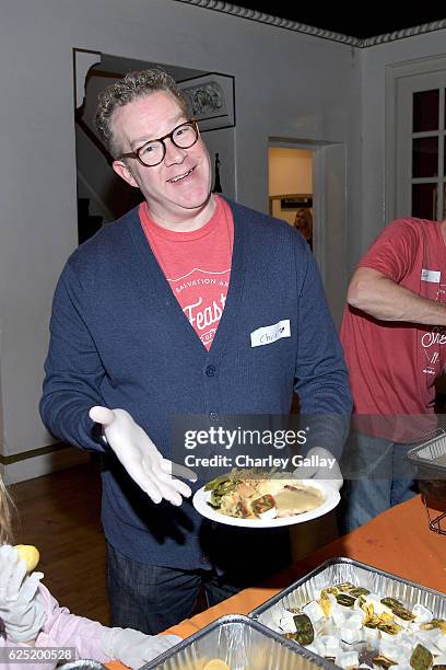 Actor Chris Tallman of The Thundermans attends the 'Salvation Army's Feast of Sharing Holiday Dinner' presented by Nickelodeon at Casa Vertigo on...