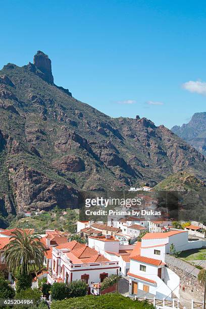 Gran Canaria, Canary islands, Spain, Europe, Tejeda, village, houses, homes, .