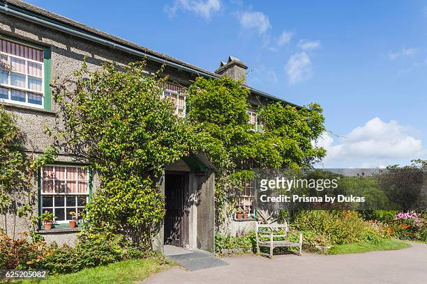 England, Cumbria, Lake District, Windermere, Hawkeshead, Beatrix Potter's Cottage Hill Top.