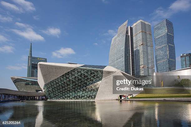 China, Guangdong Province, Guangzhou City, Wuyang New Town, Opera House Building.