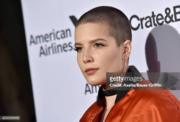 Singer Halsey attends Capitol Records 75th Anniversary Gala at Capitol Records Tower on November 15, 2016 in Los Angeles, California.