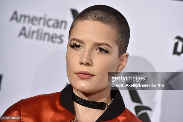 Singer Halsey attends Capitol Records 75th Anniversary Gala at Capitol Records Tower on November 15, 2016 in Los Angeles, California.