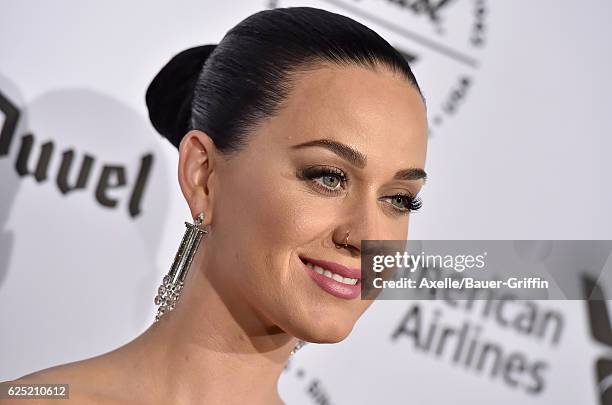 Singer Katy Perry attends Capitol Records 75th Anniversary Gala at Capitol Records Tower on November 15, 2016 in Los Angeles, California.