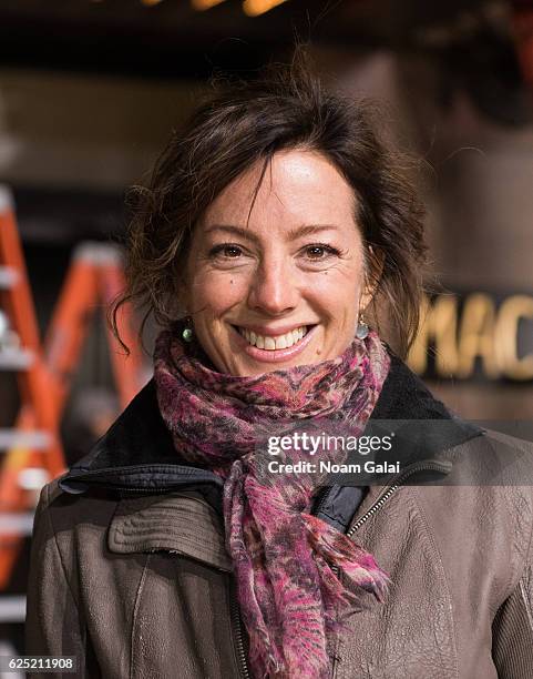 Singer Sarah McLachlan attends the 90th anniversary Macy's Thanksgiving day parade rehearsals at Macy's Herald Square on November 22, 2016 in New...