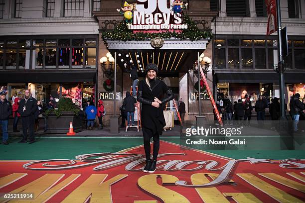 Kelsea Ballerini attends the 90th anniversary Macy's Thanksgiving day parade rehearsals at Macy's Herald Square on November 22, 2016 in New York City.
