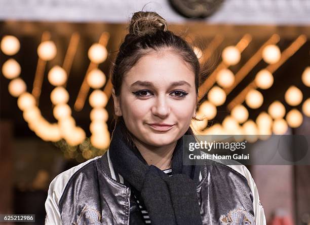 Singer Daya attends the 90th anniversary Macy's Thanksgiving day parade rehearsals at Macy's Herald Square on November 22, 2016 in New York City.