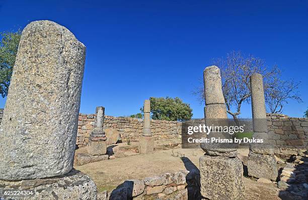 Roman ruins at Prazo, Northern Portugal, close to the River Duro.