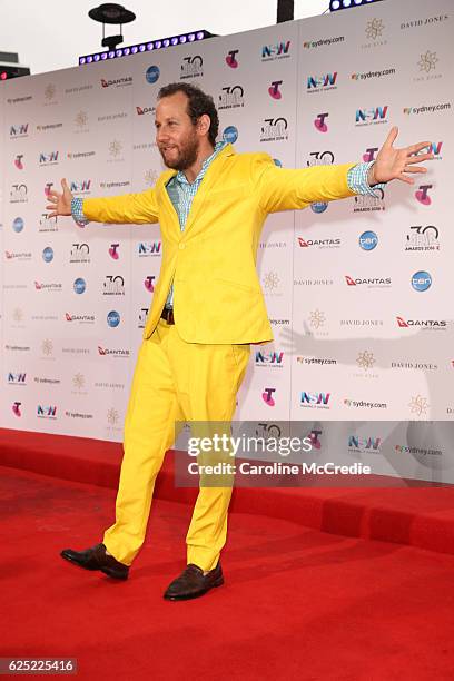 Ben Lee arrives for the 30th Annual ARIA Awards 2016 at The Star on November 23, 2016 in Sydney, Australia.