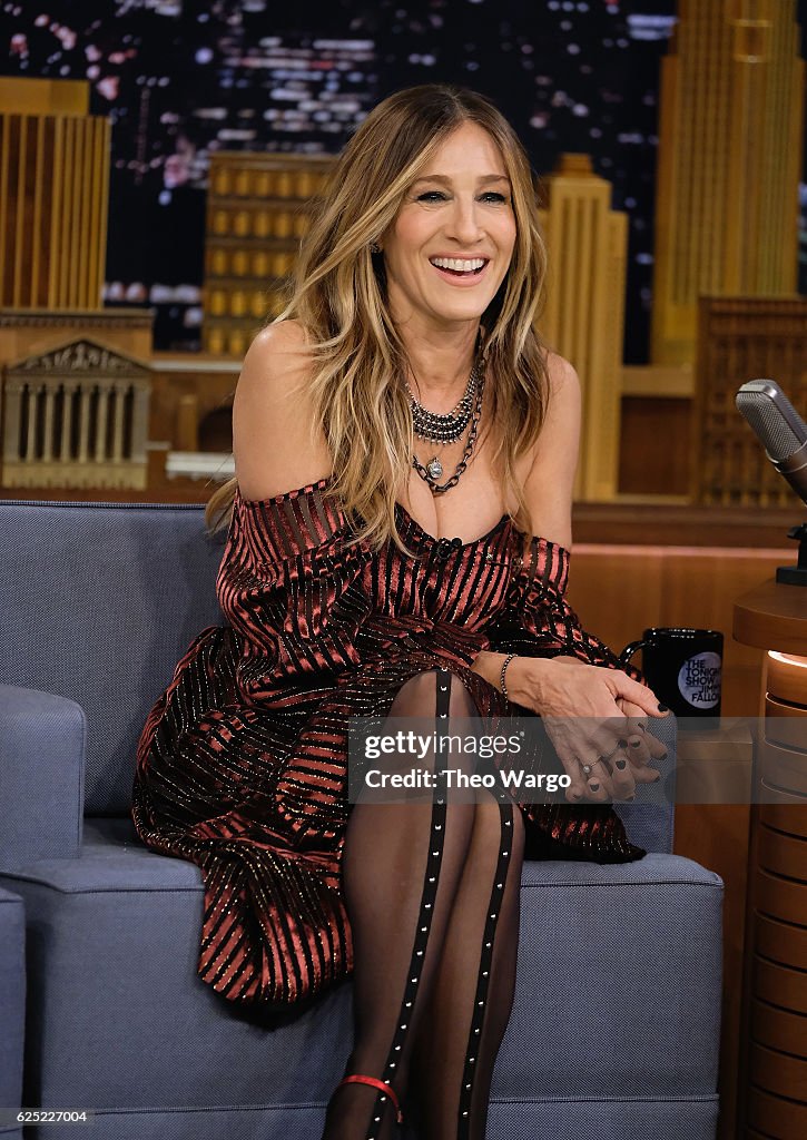 Sarah Jessica Parker Visits "The Tonight Show Starring Jimmy Fallon"