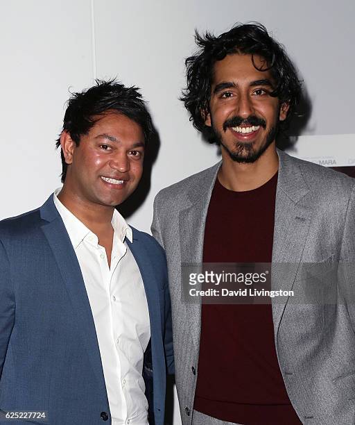Writer Saroo Brierley and actor Dev Patel attend a Los Angeles special screening of The Weinstein Co.'s "Lion" at the Samuel Goldwyn Theater on...