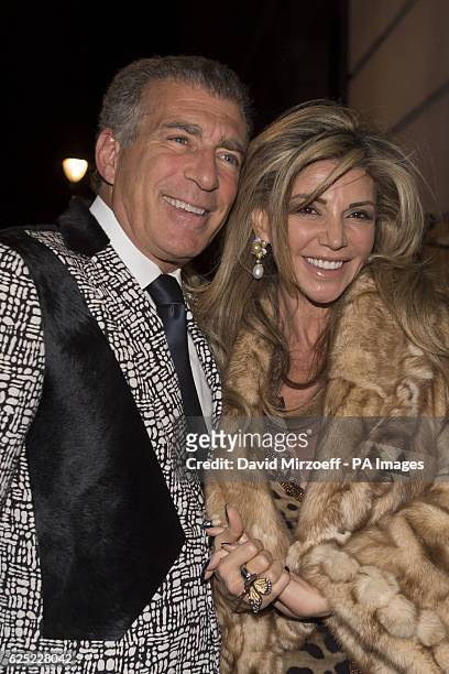 Steve Varsano and Lisa Tchenguiz attend The Animal Ball at Victoria House, Bloomsbury Square, London.