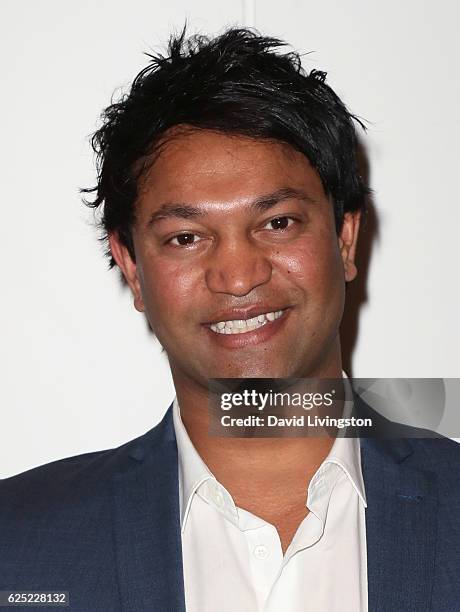 Writer Saroo Brierley attends a Los Angeles special screening of The Weinstein Co.'s "Lion" at the Samuel Goldwyn Theater on November 22, 2016 in...