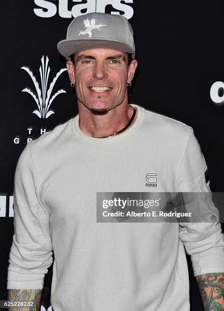 Rapper Vanilla Ice attends ABC's "Dancing With The Stars" Season 23 Finale at The Grove on November 22, 2016 in Los Angeles, California.