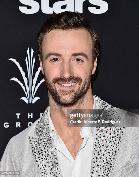 Professional race car driver James Hinchcliffe attends ABC's "Dancing With The Stars" Season 23 Finale at The Grove on November 22, 2016 in Los...