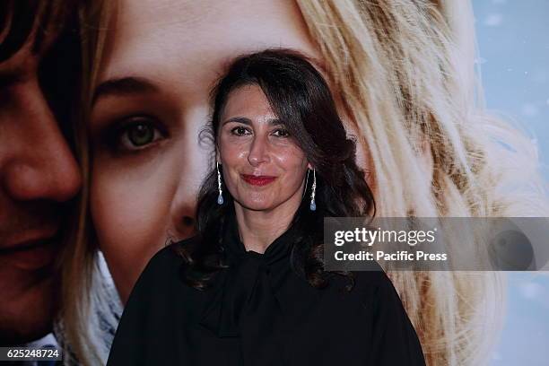 Italian actress Antonella Attili during Red Carpet of film "La Cena di Natale", directed by Marco Ponti.