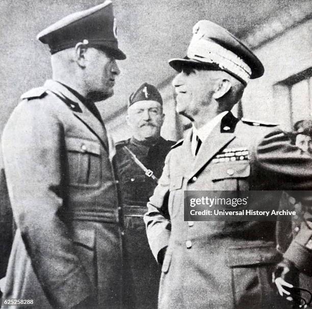 Victor Emmanuel Iii Benito Mussolini Photos And Premium High Res victor-emmanuel-iii-benito-mussolini-photos-and-premium-high-res