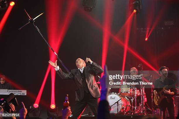 John Farnham performs on stage during the 30th Annual ARIA Awards 2016 at The Star on November 23, 2016 in Sydney, Australia.