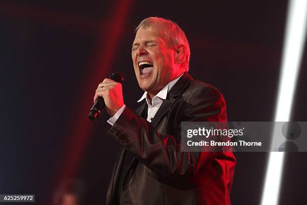 John Farnham performs on stage during the 30th Annual ARIA Awards 2016 at The Star on November 23, 2016 in Sydney, Australia.