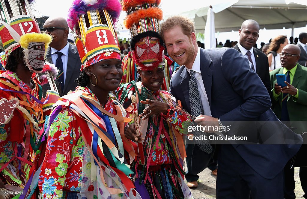 Prince Harry Visits The Caribbean - Day 4