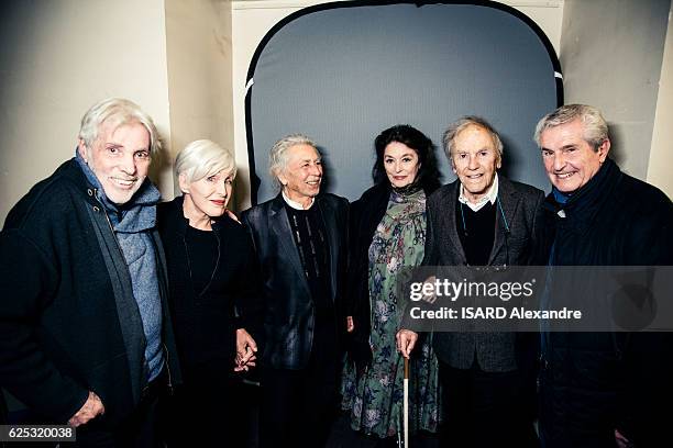 At the 50th anniversary of the film Un homme et une femme Claude Lelouch, Anouk Aimee, Jean-Louis Trintignant, Pierre Barouh, Nicole Croisille,...