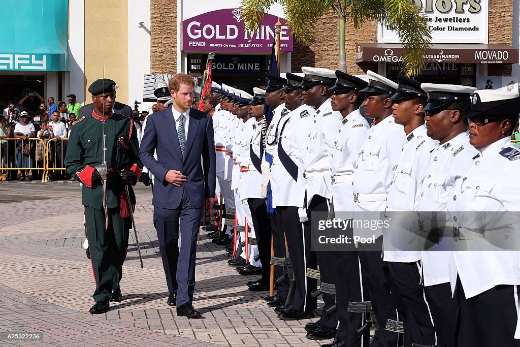 Prince Harry Visits The Caribbean - Day 4