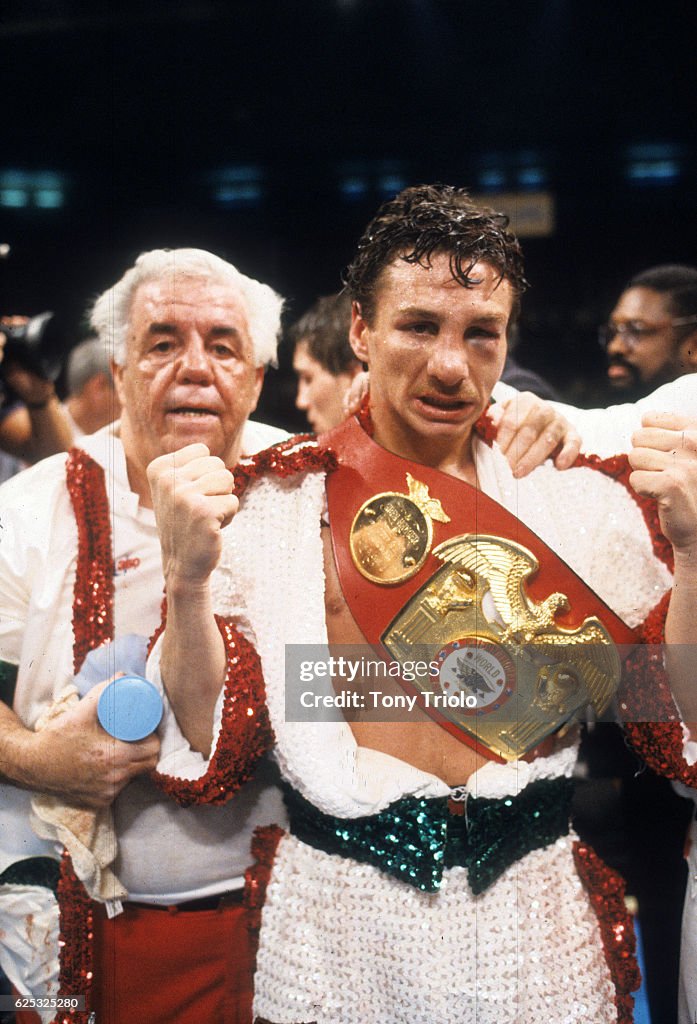 Vinny Pazienza vs Greg Haugen, IBF World Lightweight Title