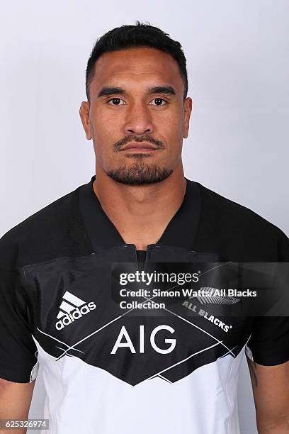 Jerome Kaino poses during the All Blacks End of Year Tour 2016 Headshots Session at Auckland International Airport Novotel on October 28, 2016 in...