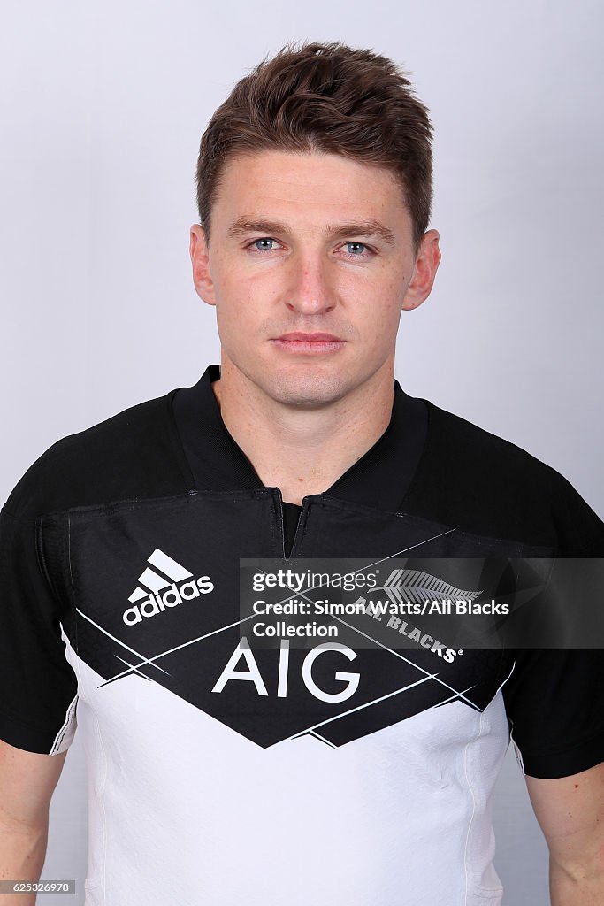 All Blacks End of Year Tour 2016 Headshots Session