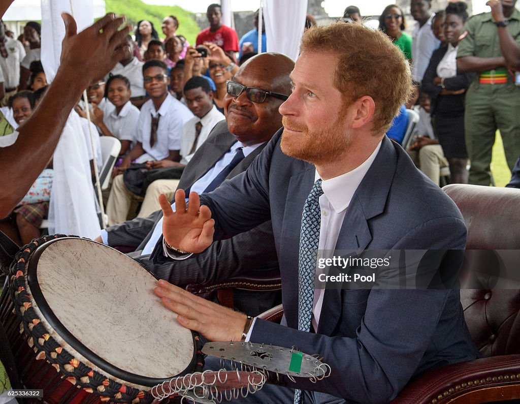 Prince Harry Visits The Caribbean - Day 4
