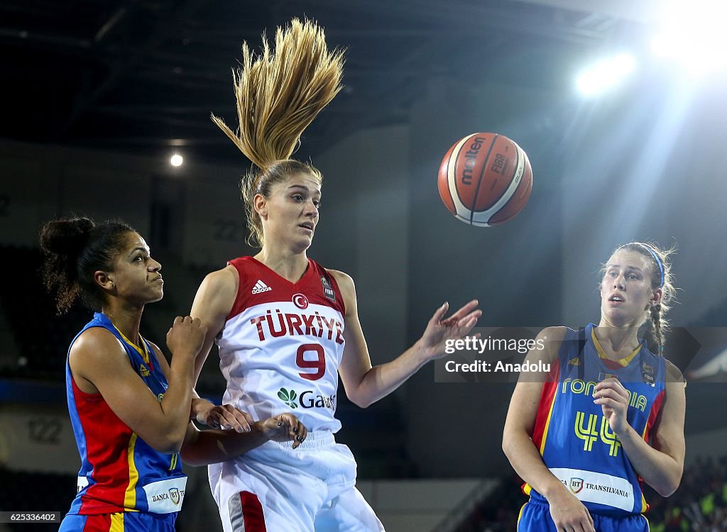 Turkey vs Romania - FIBA EuroBasket Women 2017 Qualifiers