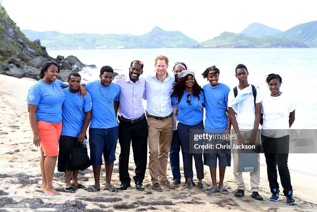 Prince Harry Visits The Caribbean - Day 4