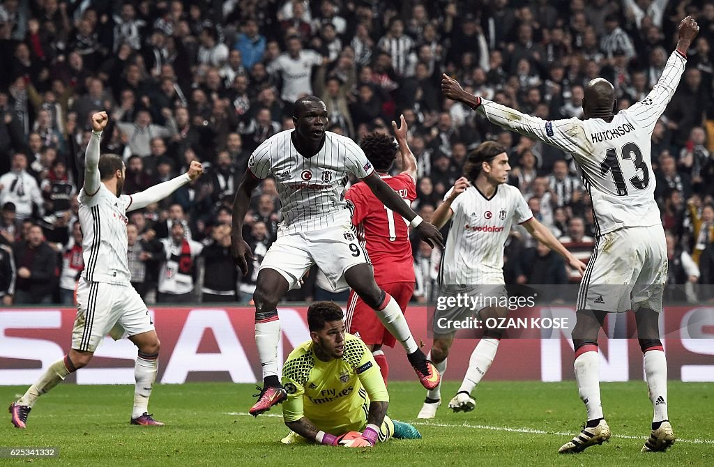 TOPSHOT-FBL-EUR-C1-BESIKTAS-BENFICA