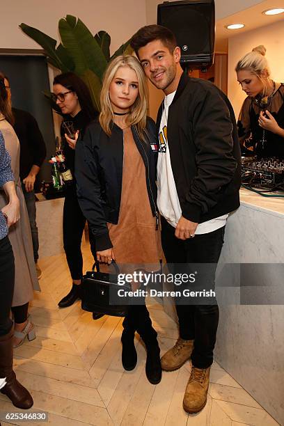 Lottie Moss and Alex Mytton attend The Dayrooms Launch Party on November 23, 2016 in London, England.