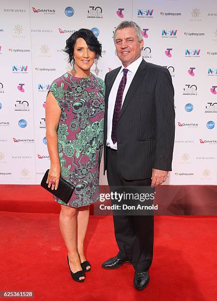 Sara Storer arrives for the 30th Annual ARIA Awards 2016 at The Star on November 23, 2016 in Sydney, Australia.