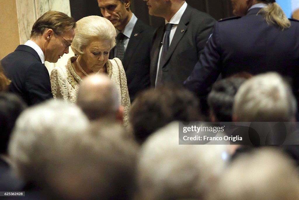 'Rembrandt At The Vatican: Images From Heaven And Earth' Exhibition Opening At Vatican Museums