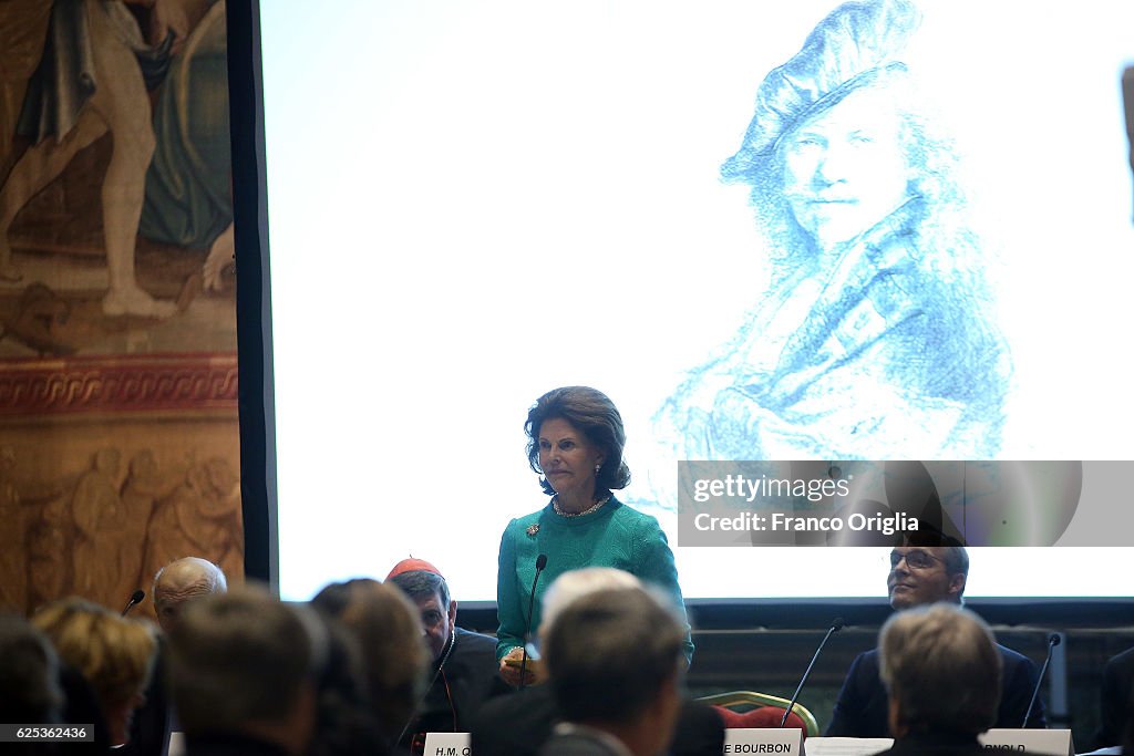 'Rembrandt At The Vatican: Images From Heaven And Earth' Exhibition Opening At Vatican Museums