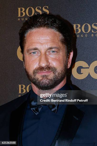 Awarded as International Star , actor Gerard Butler attends the GQ Men of the Year Awards 2016 : Photocall at Musee d'Orsay on November 23, 2016 in...